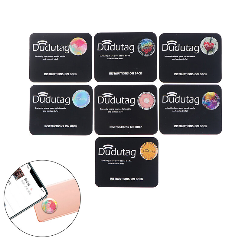 Phone Stickers One-Click Digital Personal Business Card NFC Chip Touch Back Flim