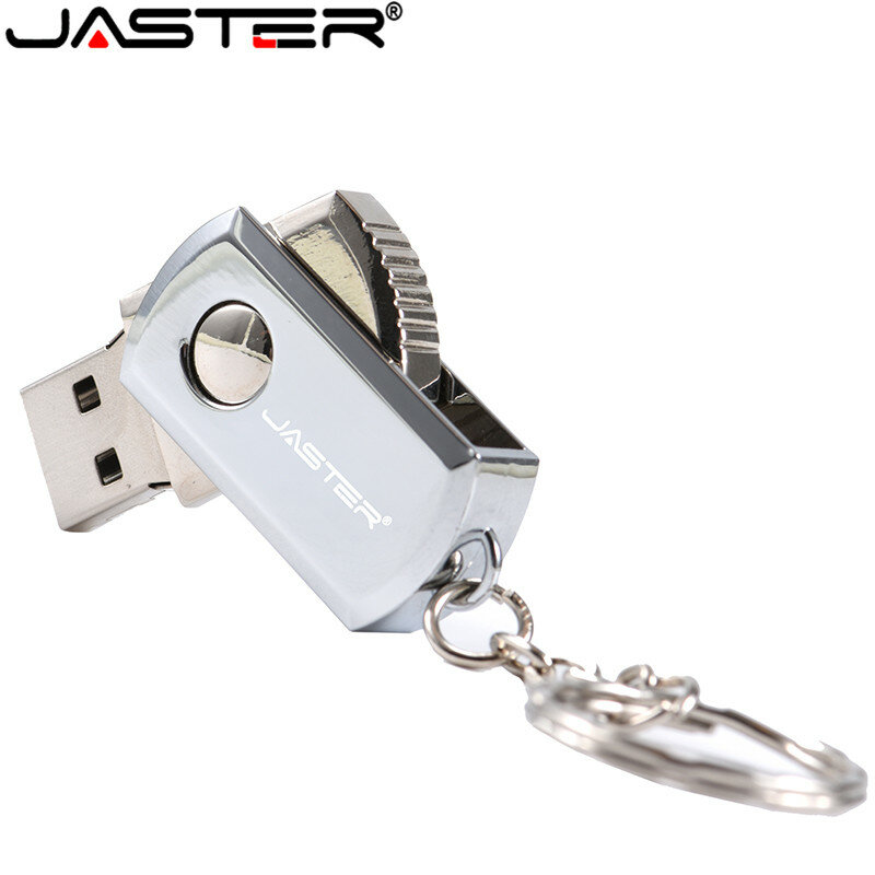 JASTER-محرك فلاش USB معدني ، USB 2.0 ، 32 جيجابايت ، 16 جيجابايت ، 8 جيجابايت ، 4 جيجابايت ، تخزين ، شعار مخصص مجاني