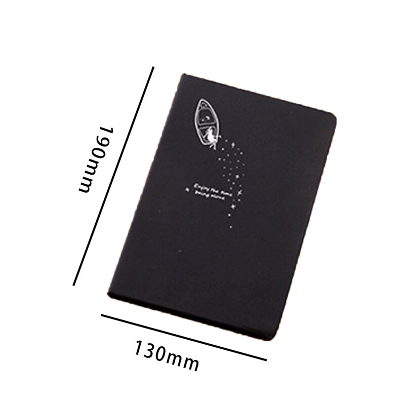 Black Paper Journal with Black Cardboard Hardcover Notebook Black Pages  Sketch