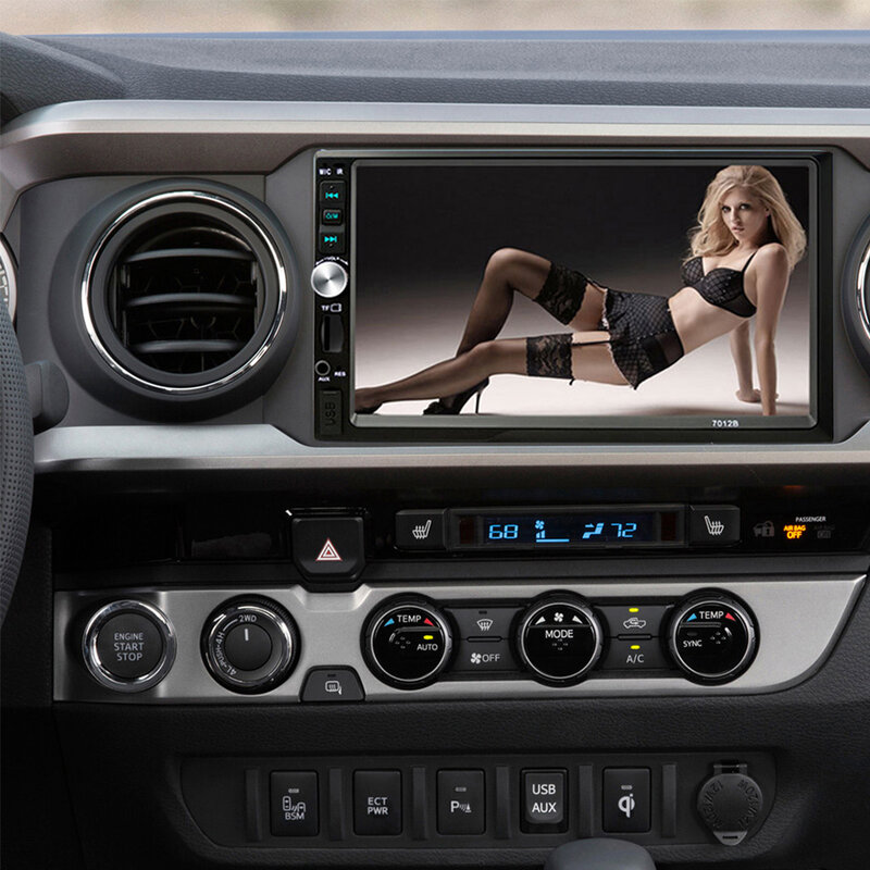 2 الدين راديو السيارة 7 "HD Autoradio مشغل وسائط متعددة 2DIN شاشة تعمل باللمس السيارات الصوت ستيريو سيارة MP5 بلوتوث USB TF FM كاميرا