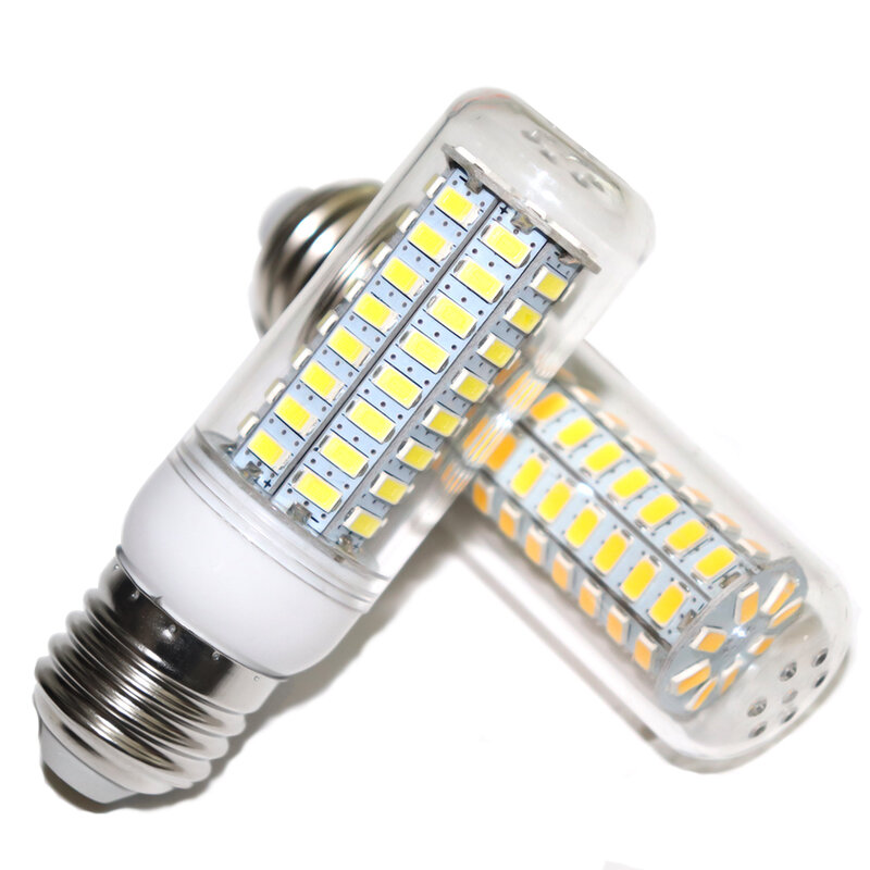 โคมไฟ LED E27 E14 3W 5W 7W 12W 15W 18W 20W 25W SMD 5730หลอดไฟ Corn Light 220V โคมไฟระย้า LED เทียนแสง Spotlight