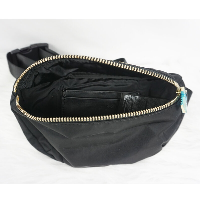 Moda de luxo marca feminina cintura saco alta qualidade náilon à prova dwaterproof água crossbody saco esportes lazer cintura saco do telefone móvel sacos