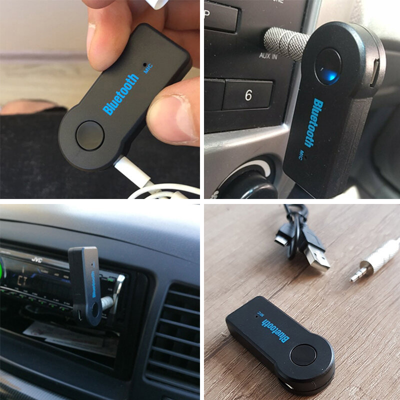 Беспроводной bluetooth-приемник V4.1 + EDR, аудиоадаптер, AUX Стерео Bluetooth для ТВ, ПК, беспроводной адаптер для автомобильных динамиков, наушников