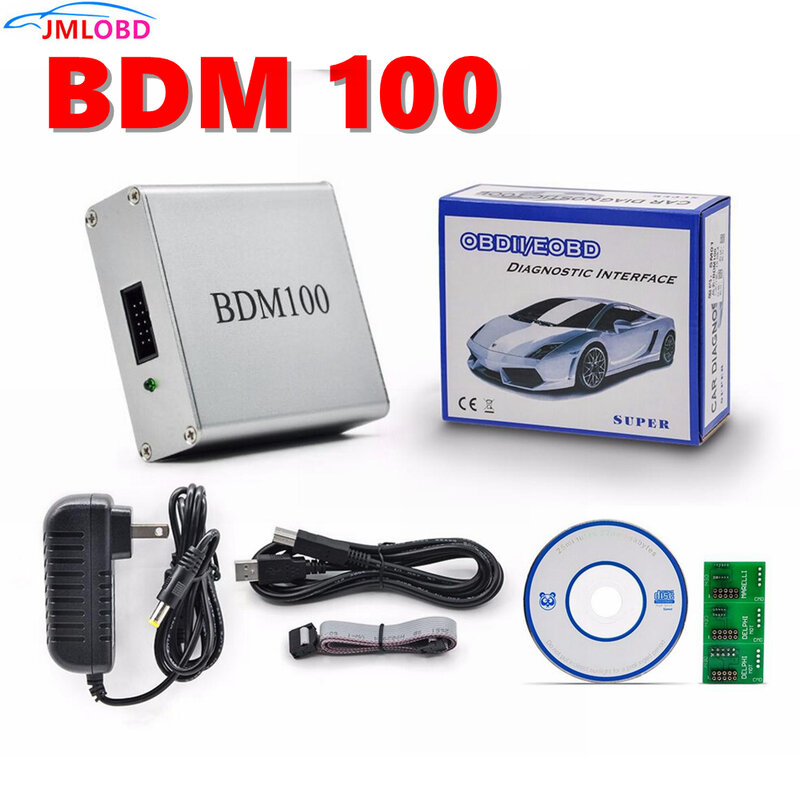New BDM 100 ECU BDM 1255 Programmer BDM100 CDM1255 + BDM FRAME with Adapters Set fit for BDM100 programmer/ CMD, bdm frame