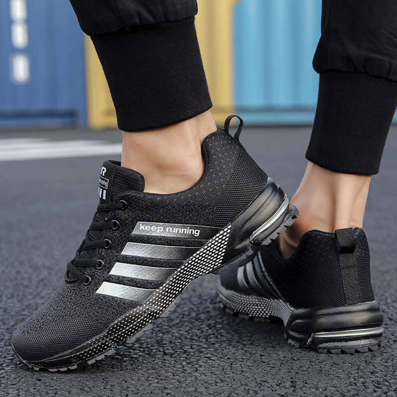 Nieuwe Loopschoenen Ademende Outdoor Sportschoenen Licht Sneakers Voor Vrouwen Comfortabele Atletische Training Footwear 2021 Mannen Schoenen