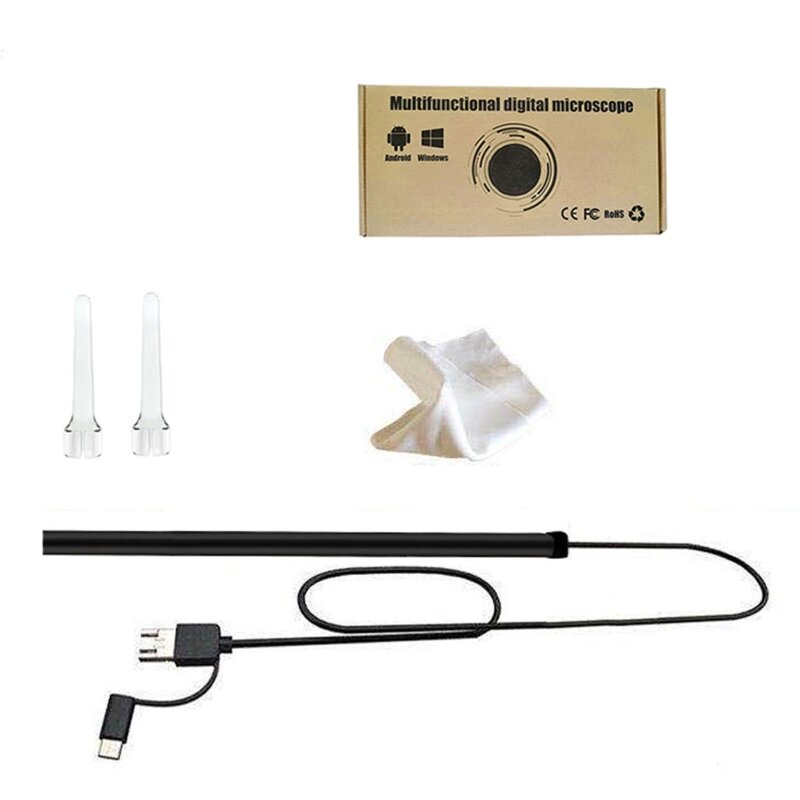 3 в 1 инструмент для удаления ушного воска, USB-отоскоп-камера для ушной чистки эндоскоп, визуальная ухочистка 5,5 мм, отоскоп для ушей