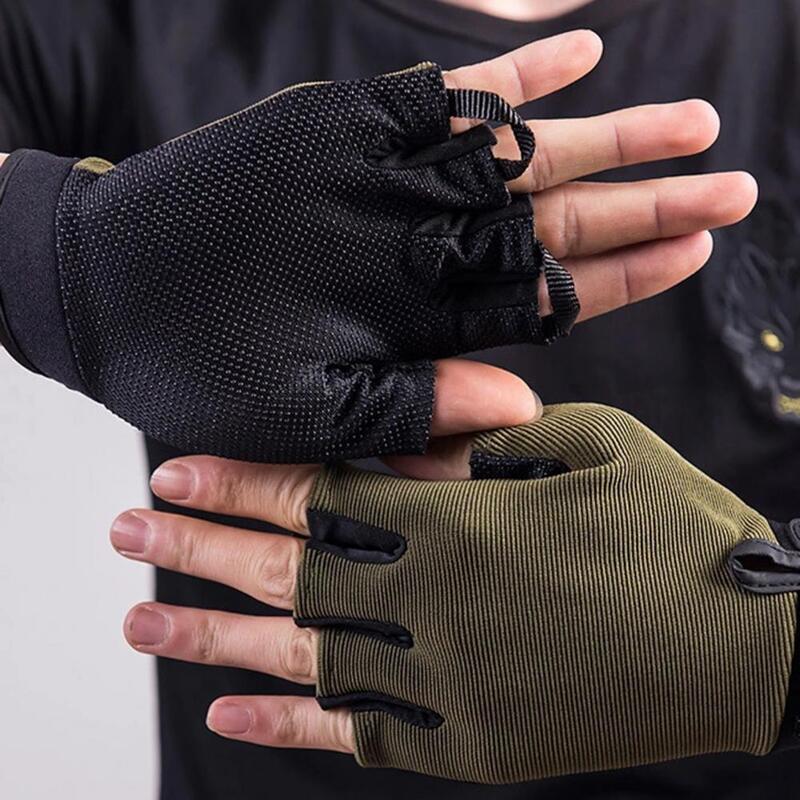 Breathable 4 Colors Stretchy Unisex Motorcycle Cycling Gloves for Camping