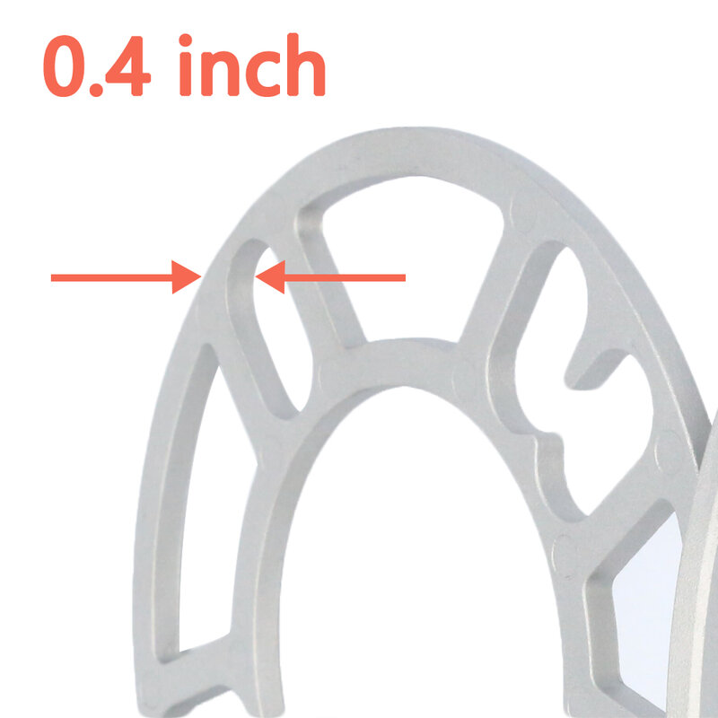 Módulo espaçador de roda de alumínio, 2 peças, 3/5/8/10mm, placa de calço 4 & 5, adequado para peugeot, bmw, vw, audi, benz