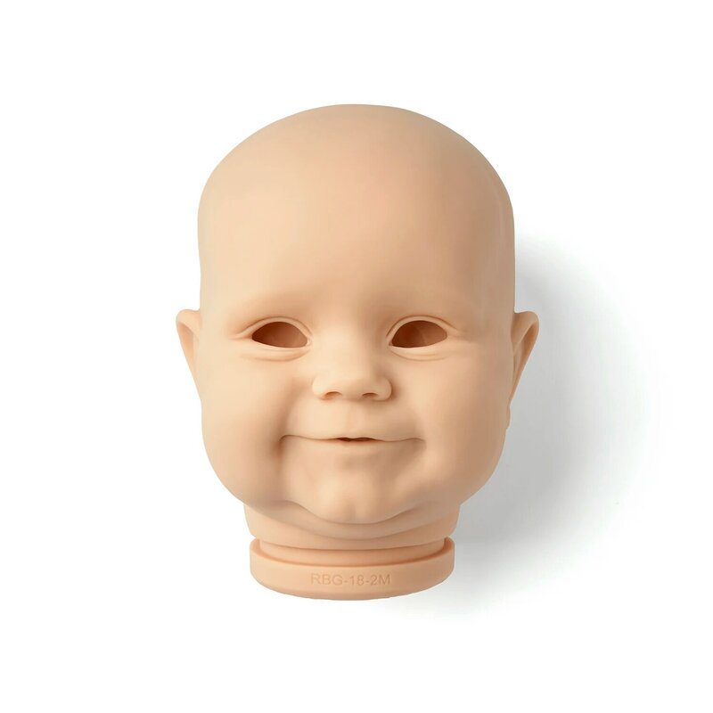RSG-muñeca bebé Reborn realista de 20 pulgadas, niña sonriente, Maddie, piezas de muñeca sin pintar, Kit de muñeca en blanco, bricolaje