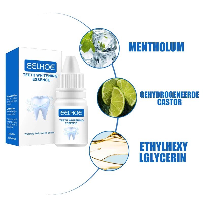 Eelhoe Teeth Whitening Powder Clean Oral Hygiene Whiten Teeth Remove Plaque Stains Fresh Breath Oral Hygiene Dental Too