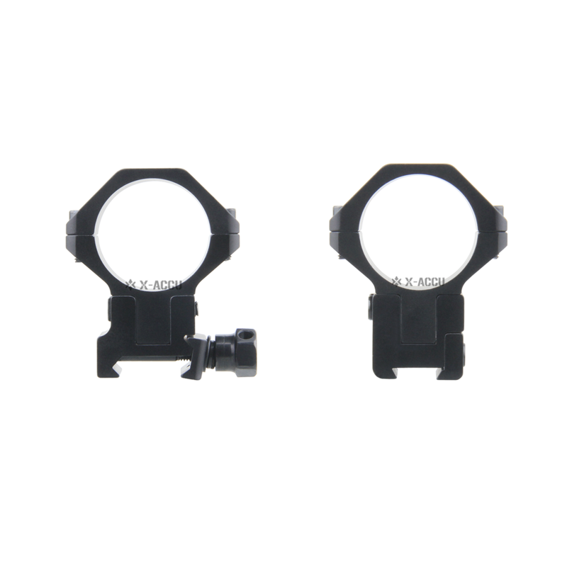 X-accu-anillos de alcance ajustables, 30mm, 40MOA, anillos Picatinny/cola de milano ajustables, aptos para lentes de objetivo de 11mm/21mm de montaje