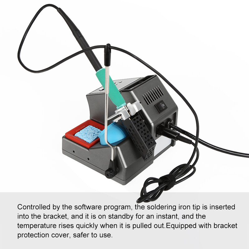 Station de soudure sans plomb AIFEN-A9 compatible 115/210/245 contrôle de température de puce de poignée pour le soudage de réparation de carte PCB de BGA