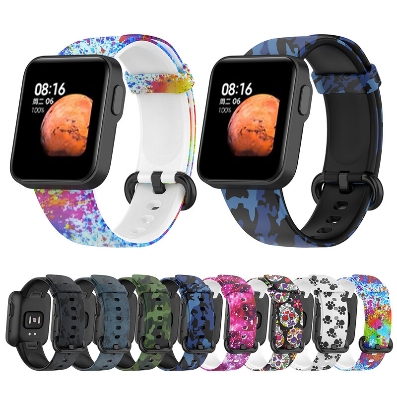 스포츠 벨트 팔찌 시계 스트랩 버클 Smartwatch Xiaomi Redmi Watch 2 Lite Wristbands 용 벨트 팔찌 교체