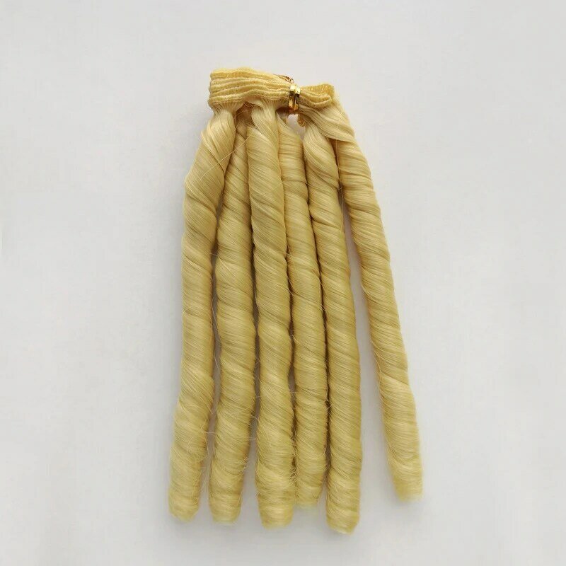 Bybrana fibra resistente ao calor diy bjd boneca linha de cabelo 1 peça 15 cm x 100 cm