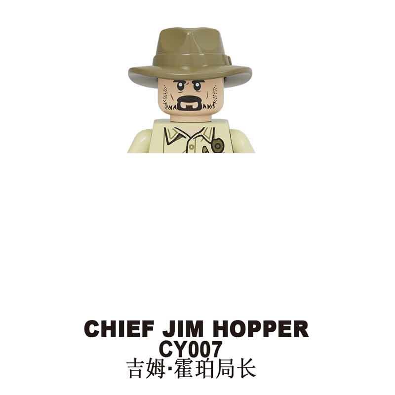 CY1001 Stranger Things Assembled Mini Figure Particle Building Block Toy Children Puzzle Toy Building Blocks Miniature Toy