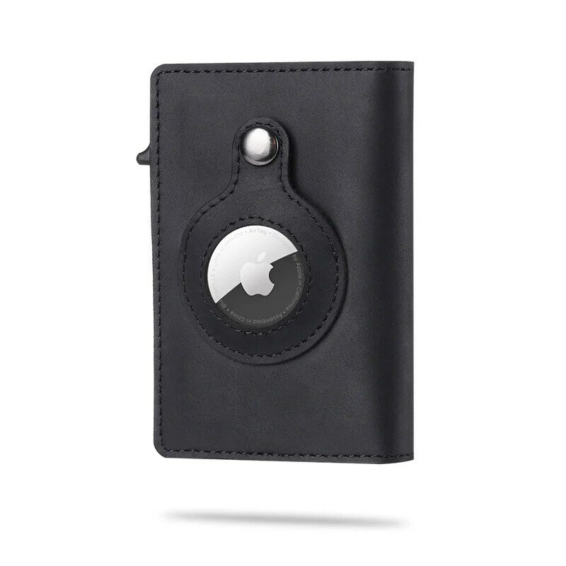 Nuova fibra di carbonio per Apple Airtag portafoglio Business ID porta carte di credito Rfid Slim Anti Protect Airtag Slide portafoglio per uomo donna