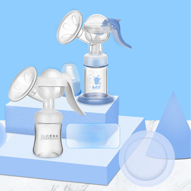 Laktator ręczny akcesoria szklane pojemnik na mleko dla matki butelka na piersi dla niemowląt Puerperal karmienie piersią