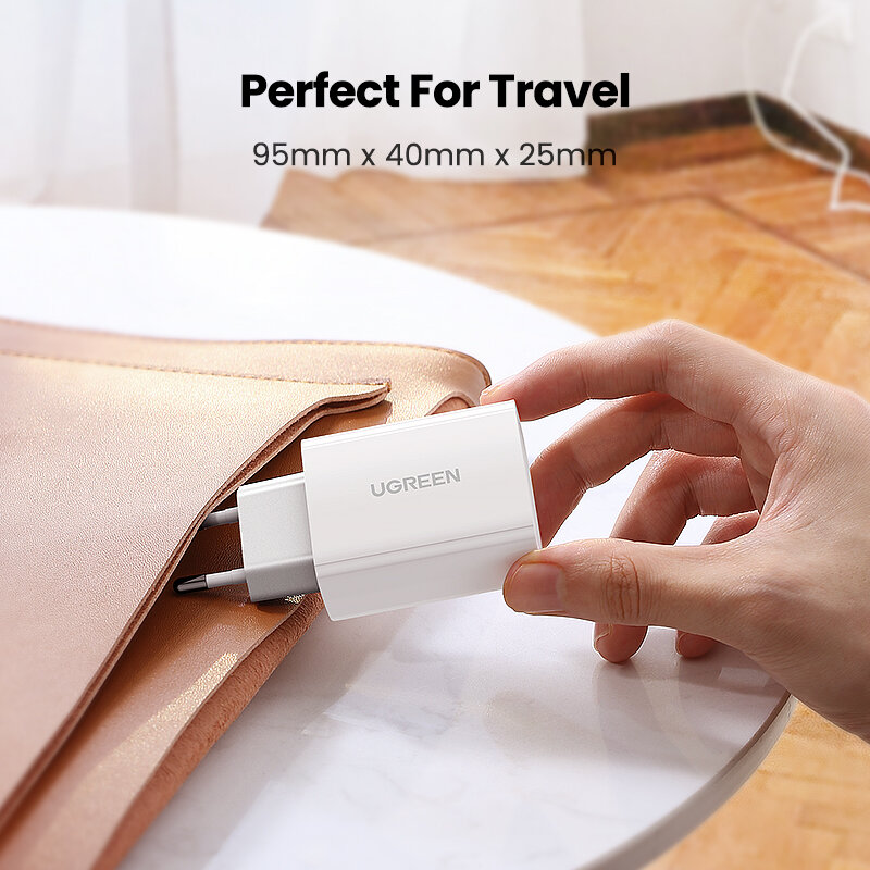 Ugreen PD Charger 30W USB Type C Fast Charger สำหรับ iPhone 14 13 Pro Macbook โทรศัพท์ QC3.0 USB C quick Charge 4.0 QC 3.0 PD Charger