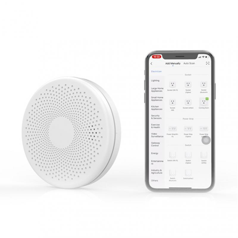 WiFi Detektor Asap & Karbon Monoksida untuk Tuya Kehidupan Pintar Aplikasi Komposit Rumah Alarm Kebakaran Sensor Sistem Perlindungan Keamanan Rumah