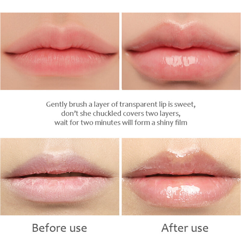 Hydrating Lip Essence Oil Long Lasting Moisturizing Lip Plumper ลด Lip พิมพ์ Brighten Dark Lip Pink Fuller เซ็กซี่ Lip Care