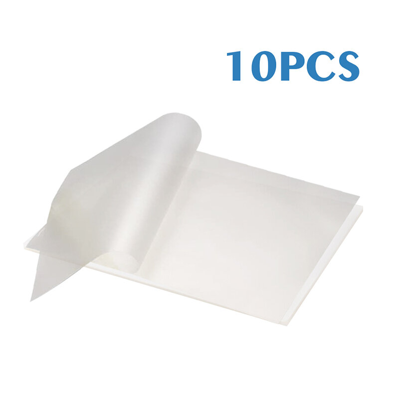 Термические ламинирующие пластиковые листы 220*310 мм 10/50/100 шт прозрачные