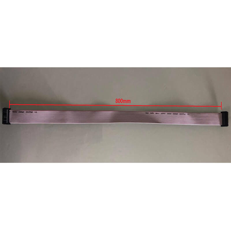 LianSai – ligne de signal LED simple et double couleur, affichage à 16 broches, flexible et plat, taille 80cm