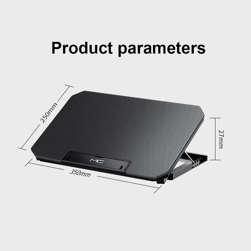 Przenośny stojak na laptopa podstawa chłodnicy wsparcie uchwyt na laptopa do laptopa Macbook Gamer PC akcesoria do laptopa Cooler do procesora