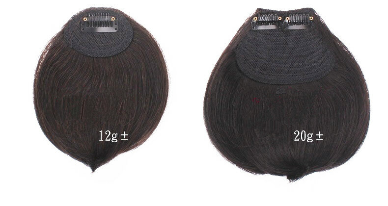 Halo Lady Beauty-flequillo de pelo humano brasileño, extensión de cabello humano no Remy, flequillo con Clip, 613 limpio