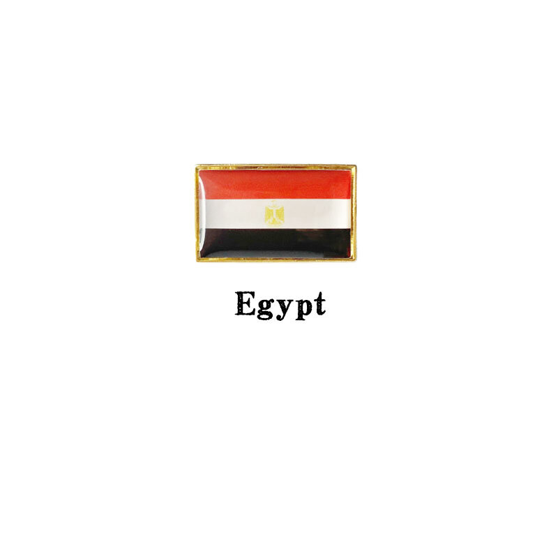 Flaga narodowa metalowa wpinka do klapy kwadratowa przypinka z flagą na całym świecie dania dżibuti dominika anglia ekwador egipt Estonia