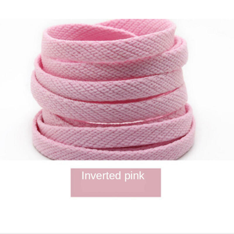 Cordones de poliéster para zapatos de niña, cordón clásico de viaje deportivo, Color rosa, 120/130/140/160CM, 1 par