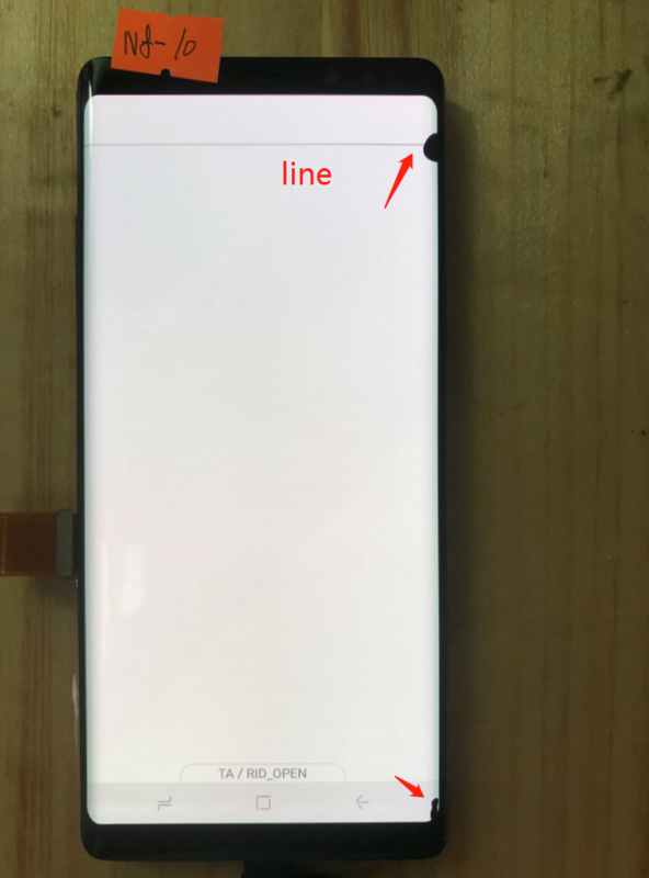 Samsung Galaxy Note8 uwaga 8 N9500 N950FD N950U wada wyświetlacz Lcd ekran dotykowy Digitizer zgromadzenie 6.3 "Super Amoled