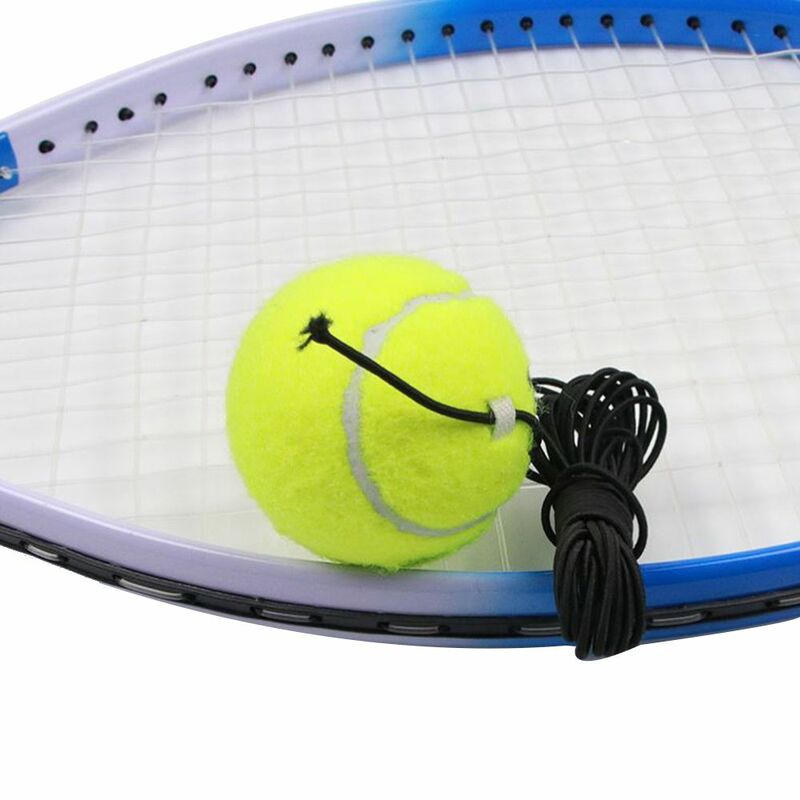 Professional Tennis Training Partner Tennis Rebound Ball With 4m Elastic Rope Primary Practice Tool Tennis Self-learning Device