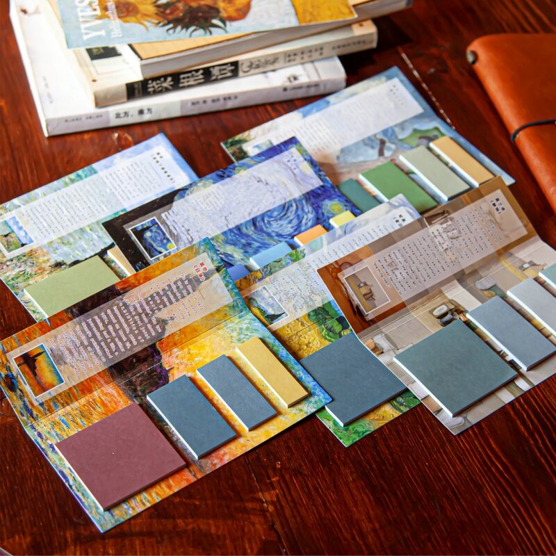 100枚複数の色自己粘着メモ帳付箋ブックマークカメモステッカー紙学生事務用品