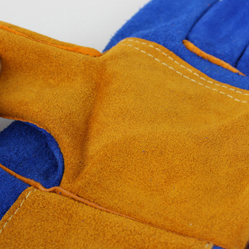 Перчатки для дуговой сварки, 35 см, удлиненные, огнестойкие, жаропрочные, манжеты для барбекю, рабочие перчатки, защитные перчатки сварщика