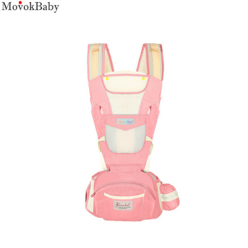 Portabebés ergonómico para bebé, asiento de seguridad suave para recién nacido, asiento de cadera con eslinga frontal, canguro para viajes al aire libre