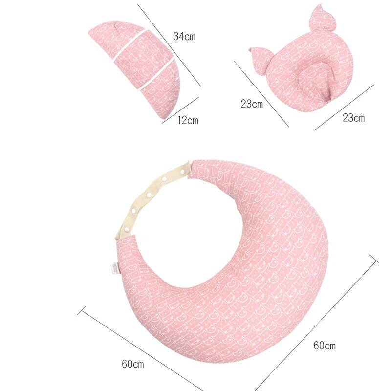 Em forma de u travesseiro de enfermagem maternidade amamentação travesseiro almofada de lactação gravidez enfermagem travesseiro para grávidas dormir