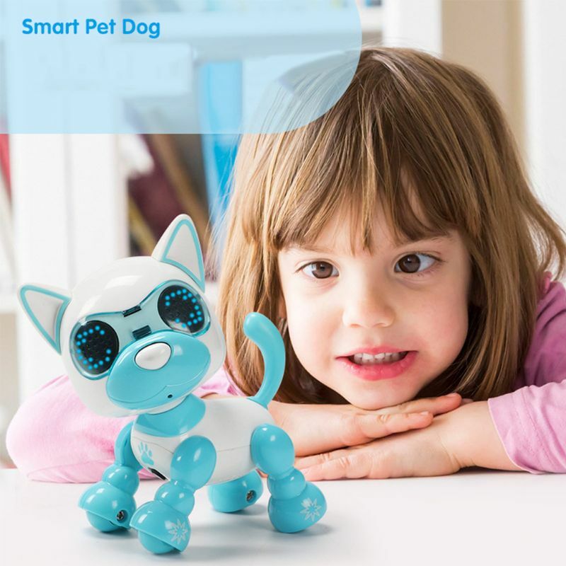 Robot Anjing Robot Anak Anjing Mainan Interaktif Hadiah Ulang Tahun Hadiah Natal Mainan untuk Anak-anak