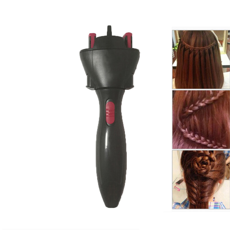 Trança de cabelo elétrico automático torção trança dispositivo tricô máquina trança penteado cabello ferramenta estilo do cabelo