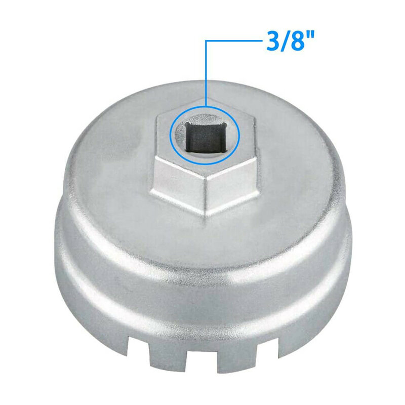 1 PCS 65mm Aluminum for THE BEST DAY Oil Filter Wrench Cup Socket Remover Tool for Toyota Lexus 14 Flutes