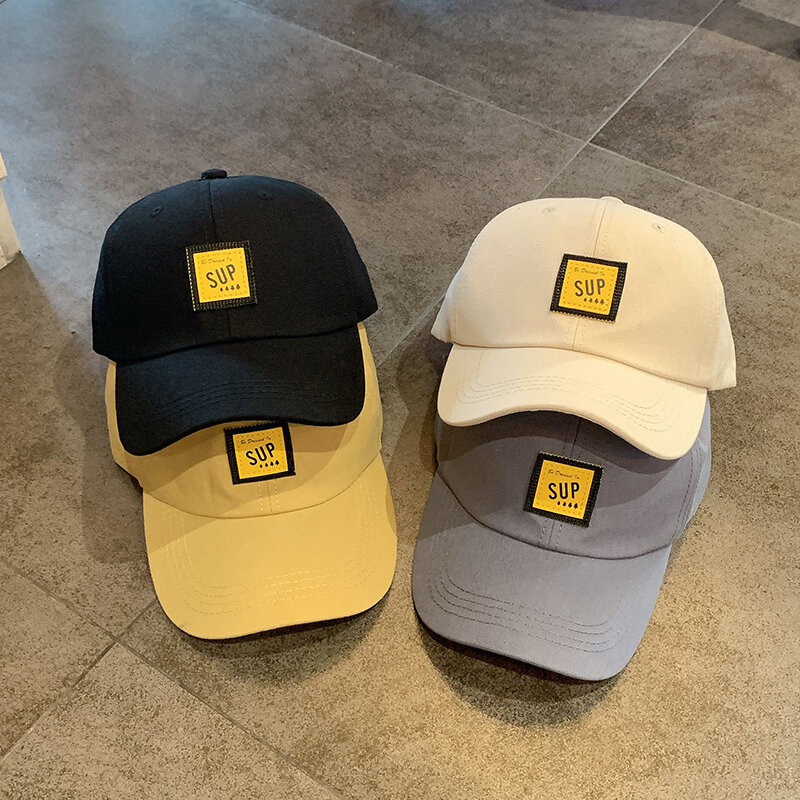 모자 남성 패션 한국 정점 모자 인 패션 브랜드 캐주얼 자외선 차단 야구 모자 여성의 새로운 패션 올 매칭 여름