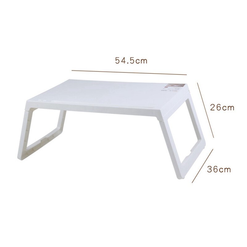Nordic Student Dormitory Bed Small Table Lazy Plastic Table Simple Folding Computer Desk