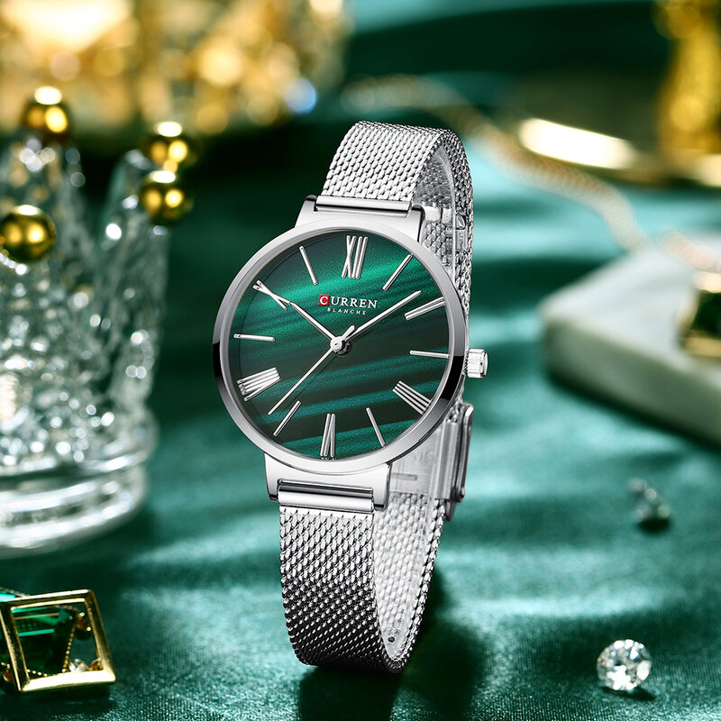 2020 nuovo CURREN orologio da donna di lusso delle migliori marche con orologio da polso al quarzo semplice Casual in acciaio inossidabile moda Relogio Feminino
