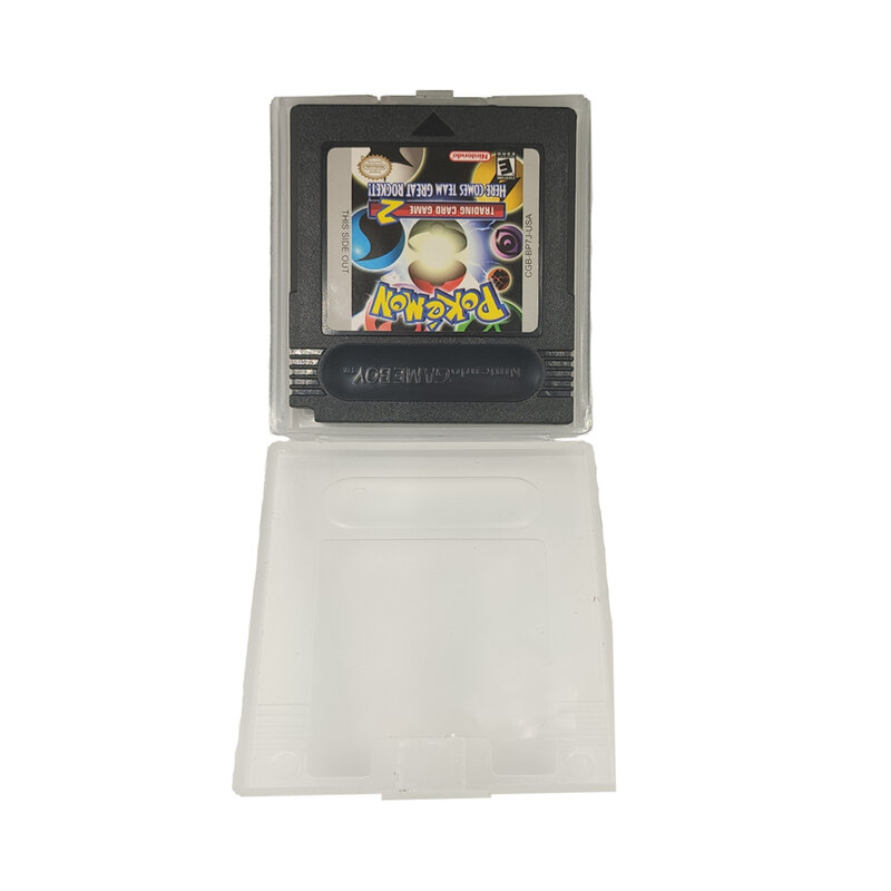Pokemon Series NDSL GB GBC GBA Trading Card Game 2 Video Game Hộp Mực Tay Cầm Thẻ Cổ Điển Đầy Màu Sắc Phiên Bản Ngôn Ngữ Tiếng Anh
