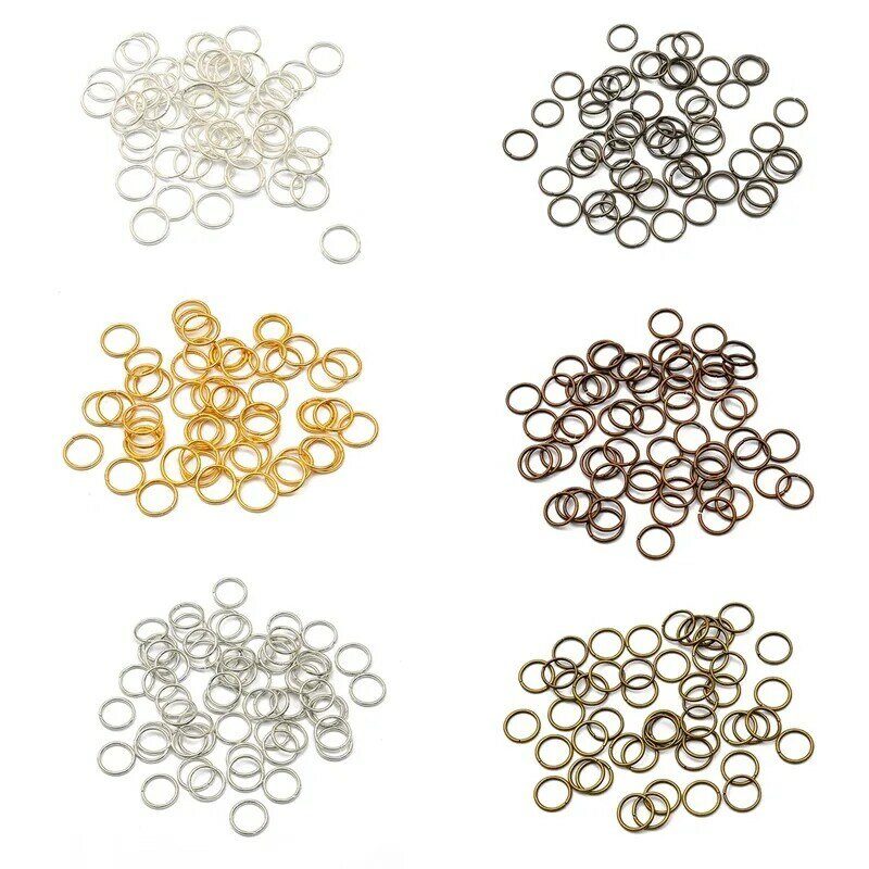 500 pz/lotto 4 -20mm anelli di salto anelli divisi connettori per gioielli fai da te fare risultati forniture accessori