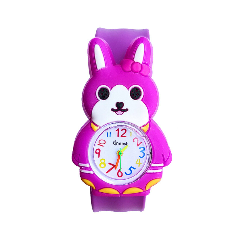1Pcs Wholesale Children's Watches Baby Christmas Gift 3D Pony Kids Watch Clock Girl Boy Toy Gifts Unicorn Watch for Children Kid