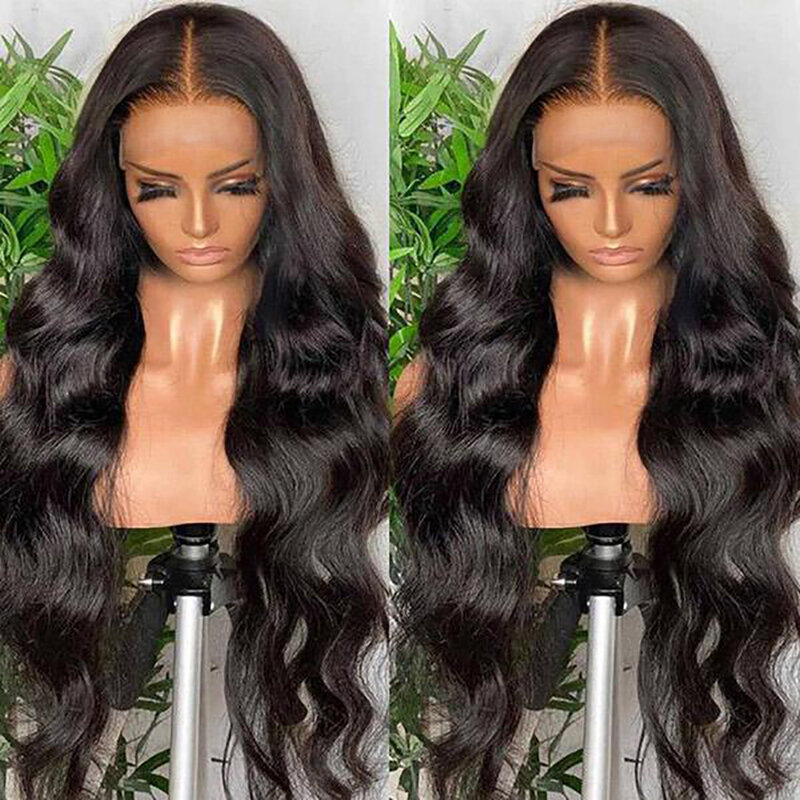 40inch Human Hair Wigs HD Lace Frontal Wig Body Wave Lace Front Human Hair Wigs Preplucked Hairline Wig Vendor Wholesale