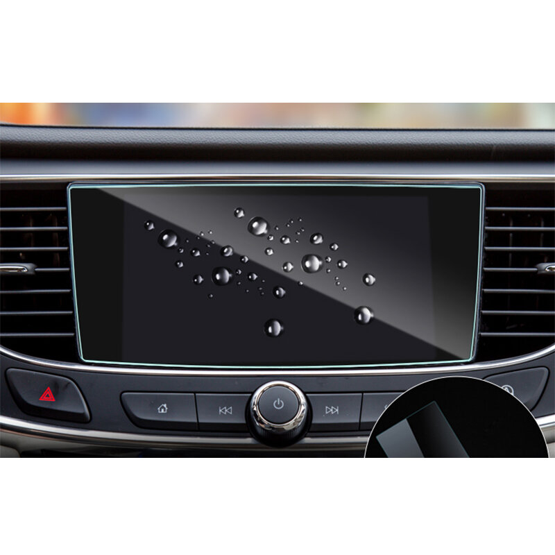 Dla Buick Regal 2015-2020 ekran nawigacji samochodowej Protector ochronna folia ze szkła hartowanego akcesoria do wnętrza samochodu