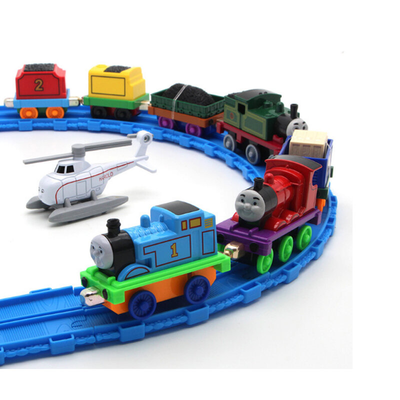 Modelo de trem de carro de velocidade ferroviário, nova variedade elétrico trilho magnético divertido quebra-cabeça de montagem presente de aniversário para crianças
