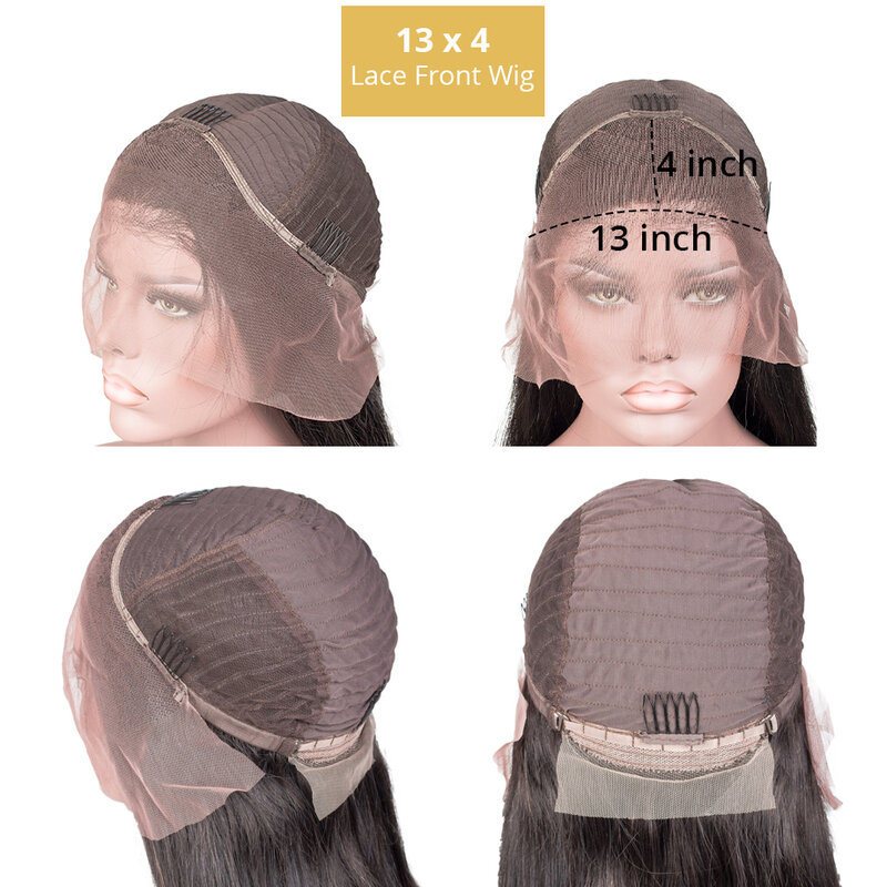 Wig Frontal Gelombang Dalam Longgar Hd Tanpa Lem Renda Penuh Wig Rambut Manusia untuk Wanita 30 Inci Wig Depan Renda Gelombang Air Keriting Basah dan Bergelombang