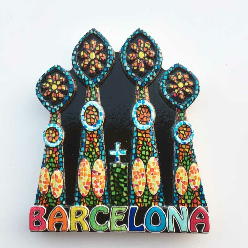 Spagna magnete frigorifero Magnete da viaggio 3D Ibiza Spagna per frigorifero a forma di ancoraggio adesivo da viaggio souvenir decorazione per casa e cucina